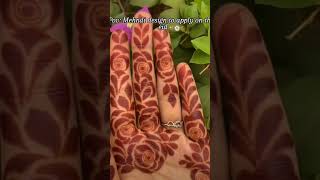 antique mehndi design for cute girls #henna @shadma-mahendi-artist