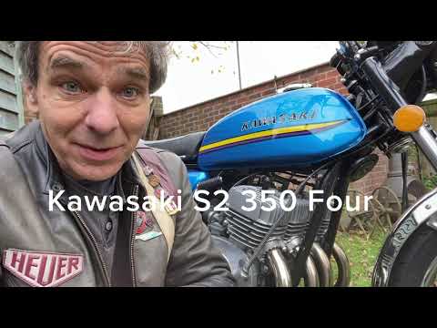 Millyard Kawasaki S2 350 four cylinder two stroke road ride