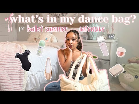 what's in my tote bag | ✨ballet summer intensive diaries✨ | ep. 1