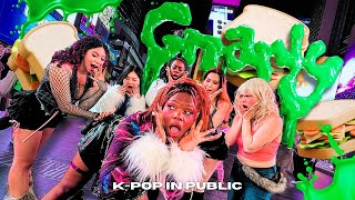 [KPOP IN PUBLIC NYC - ONE TAKE] KATSEYE  - Gnarly | Full Dance Cover in TIMES SQUARE