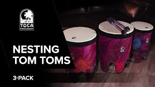 TOCA Nesting Tom Toms Woodstock Purple - Sound "Spirits" (SOUND DEMO)