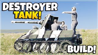 I BUILT AN OPEN TANK DESTROYER In Sprocket Tank Design!