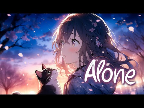 「Nightcore」 Alone - Alan Walker ♡ (Lyrics)