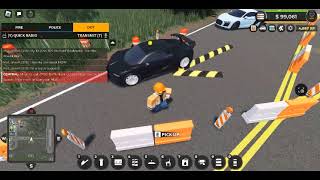 Doing Road Rework In ER:LC | #roblox #erlcroblox #robloxmemes #robloxjailbreak #automobile #bloxburg