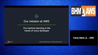 Data Lakes - AI and Machine Learning Tools in AWS with Corey Harris Jr.