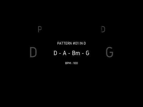Pattern #01 - BPM 100 - Key D #shorts