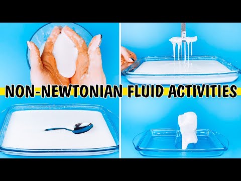 Non-newtonian fluid experiment | Cool and safe activities to do at home