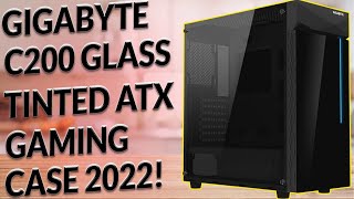GIGABYTE C200 Glass ATX Gaming Case Review | Tinted Tempered Glass Gaming Case!