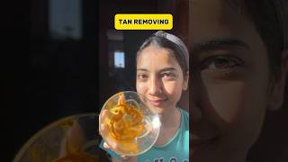Tan removal Home remedy| How to remove tanning at home  #skincare #tan #remedy #ytshorts #shortsfeed