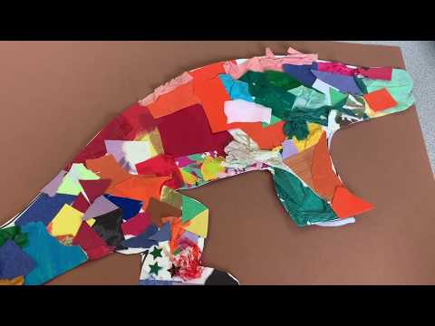 Uneversaurus - Dinosaur Art Project