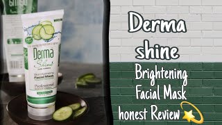Derma shine cucumber mask review || Best hydrating mask for summers👌