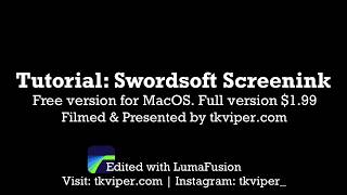 Whiteboard App Tutorial - Swordsoft Screenink for Online Teaching via Zoom, Google Classroom MS Team