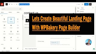 WpBakery page builder tutorial