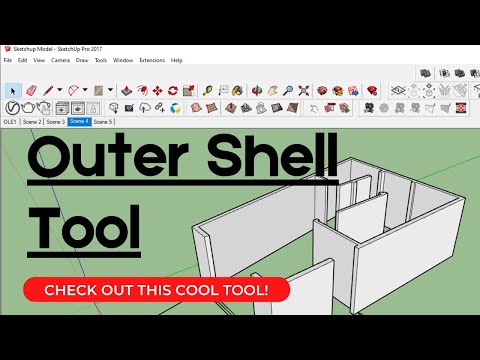 A Sketchup Tutorial: How To Use Outer Shell