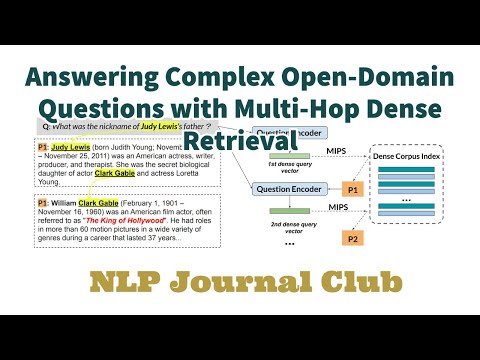 Answering Complex Open-Domain Questions with Multi-Hop Dense Retrieval | NLP Journal Club