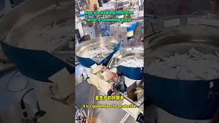 Detection card plastic bag packaging - bag packaging machine with 3 counting plates