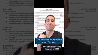 Best resume template in 2025. ATS Friendly #resumetemplate #resume #cv #jobsearch #jobsearchtips