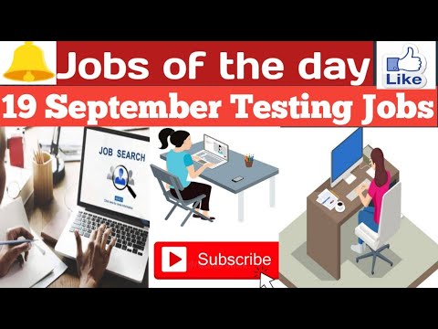19 September 2022 Jobs  #workfromhomejobs #jobs #itsector #java #qajobs#developer #testing