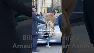 BILLIONAIRE BERNARD ARNAULT’S SON IN AN ASTON MARTIN 🤯💰🔥 #monaco #automobile #billionaire #rich