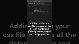 Simple CSS Reset #css #html #webdevelopment