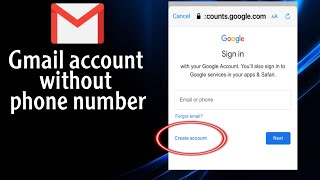 How to create gmail account without phone number