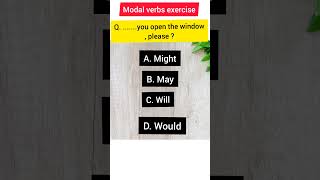 Modal verbs exercise #Modal verbs exercise for all competitive exams #modal #English grammar
