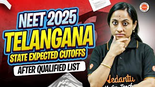 NEET 2025 Telangana Cutoffs 📉| Expected Govt MBBS Closing Ranks | Qualified List Analysis| Krd Ma'am