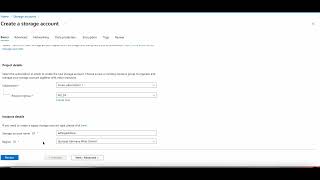 Data Lake Storage creation and connection from Azure Data Factory