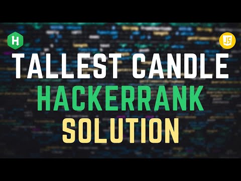 Birthday Cake Candles | HackerRank Solution JavaScript