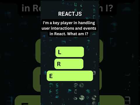 Understanding React: Identify the Key Player in User Interactions and Events