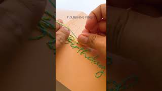 🎂New paper embroidery pattern & tutorial are out now! #diycard