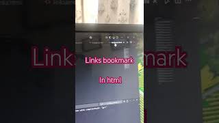 html links book mark with output