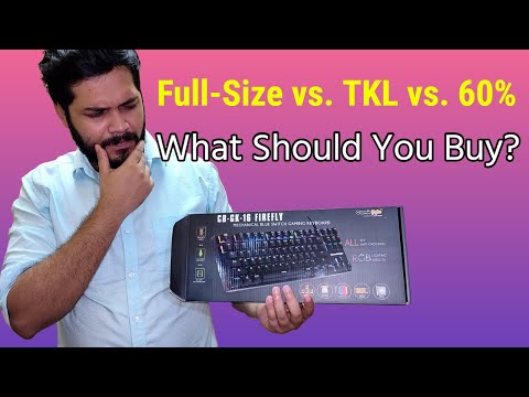 What Is a Full Size,Ten Key Less,& 60 Percent Keyboard|Best TKL RGB Mechanical Gaming Keyboard India