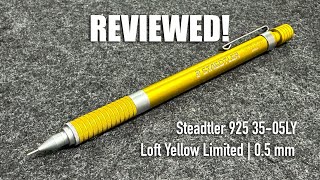 Staedtler 925 35-05LY Loft Yellow Limited Edition 0.5 mm Mechanical Pencil