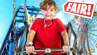 ROWDYROGAN and FAM, LAST to LEAVE THE FAIR WINS! (Challenge)