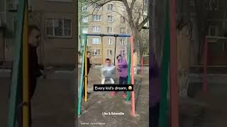 They made every kid's dream happen😍🔥|#swing#kids#kidgame#oldgames#trending#dream#subscribe#edit#like