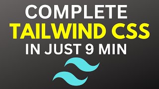 Complete TAILWIND CSS With React JS For Beginners | TAILWIND REACT TUTORIAL