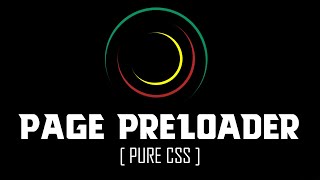 Page Preloader with Pure CSS