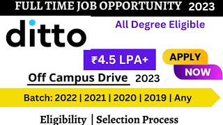 Ditto Off Campus Job#jobs #hiring2023 #jobforfresher #recruitment2023 #hiring2022 #remotework