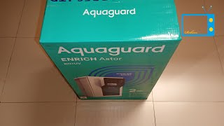 AQUAGUARD ASTOR RO+UV+ALKALINE WATER FILTER UNBOXING FULL REVIEW AND TEST