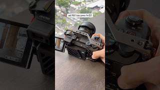 Sony a6700 became fx30 #sonya6700 #sonyfx30 #sonyalpha #ulanzi