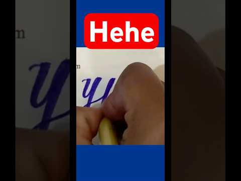 Hehe #englishalphabet #calligraphy #englishhandwritting #englishwriting #easywriting #handwriting