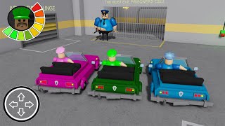 Playing as BARRY'S RACING CAR MODE in BARRY'S PRISON RUN! Speedrun New Scary Obby - Roblox #roblox