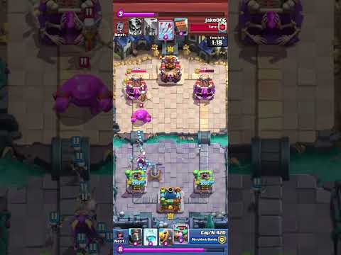 Defending waves of Attacks ✅ #clashroyale #gaming #supercell