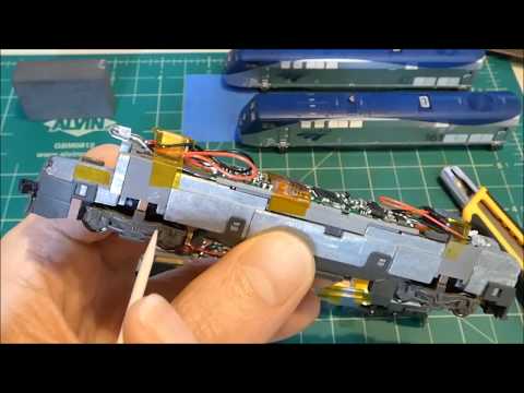 Kato P42 and similar locomotive frame contact strips upgrade modification