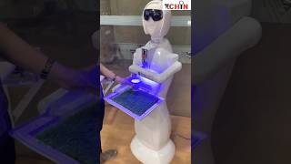 Robot 🤖#robot #robottechnology #viral #shortsfeed #ytshorts #trending #explore #tea #vendingmachine