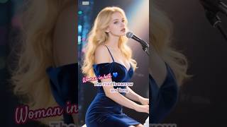 beauty girl singing💕woman in love 🌟Dana Winner🎶 Lyrics#lovesong #music #aigirl