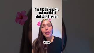 Answer this before buying any Digital Marketing course ✨ #digitalmarketingforbeginners