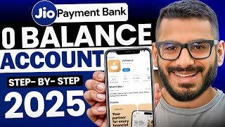 Jio Payment Bank Account Open | Jio Payment Bank | Zero Balance Account