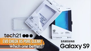 Tech21 Evo Check vs Tech21 Evo Clear Review & Comparison For Samsung Galaxy S9